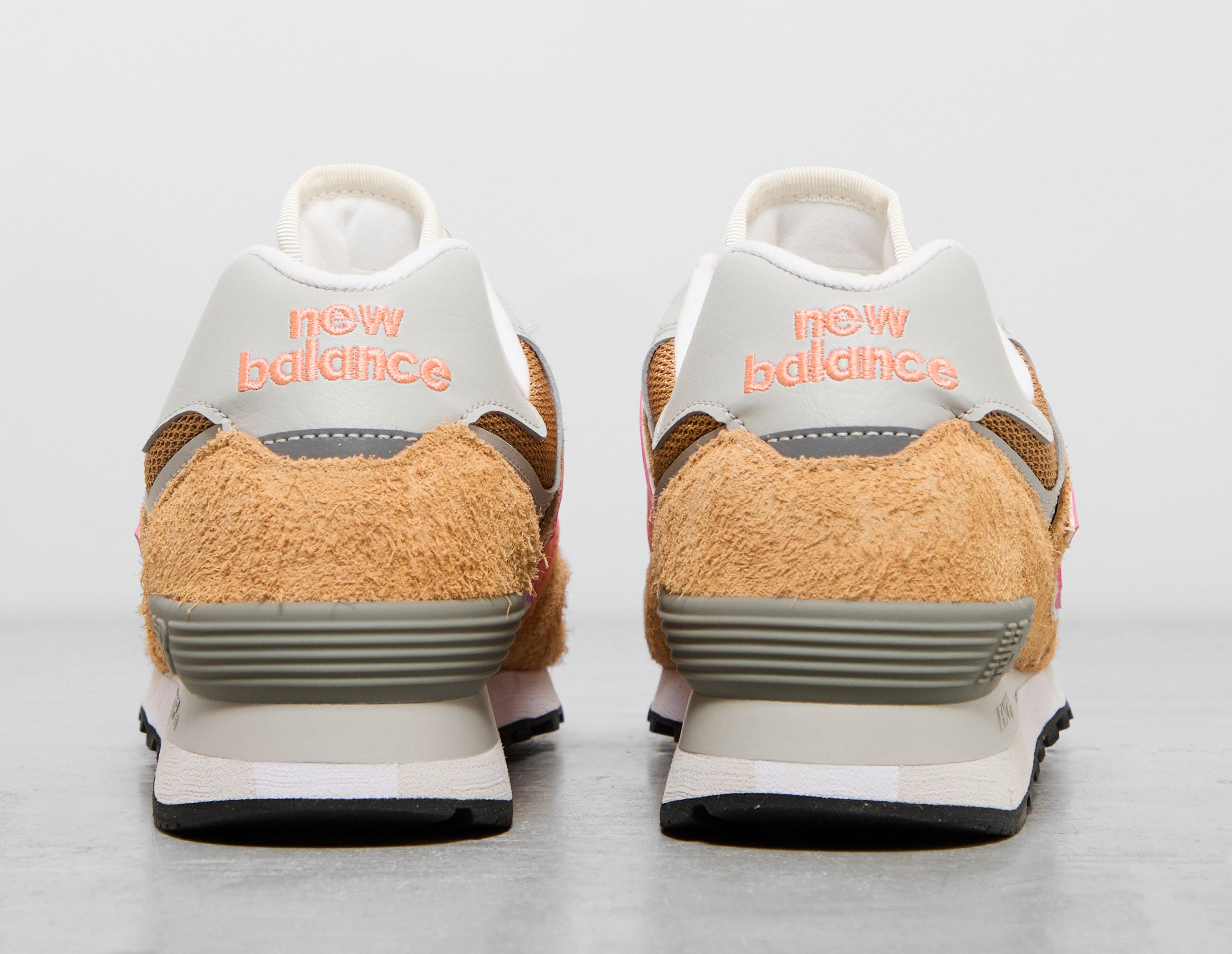 orange New Balance 576 Made in UK Women's