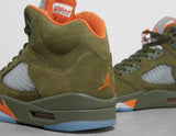 AJ 5 OLV/GRN/ORG