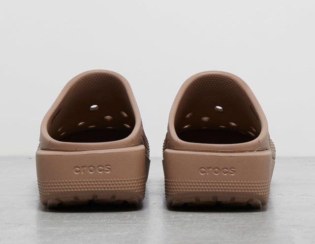 BLUNT TOE CLOG BRN/BRN