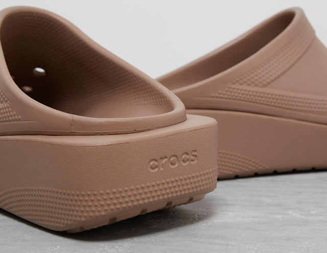 BLUNT TOE CLOG BRN/BRN
