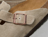BOSTON CLOG TAUPE/BLK