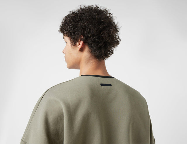 !FOG SUEDE FLC CREW GRY