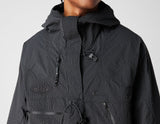 !QS OFF WHITE ANORAK BLK