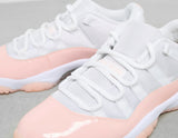 W AJ 11 LO WHT/PNK/WHT