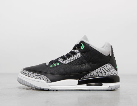AJ 3 BLK/GRN/GLW