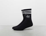 3PK CREW SOCK BLK