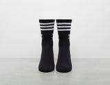 3PK CREW SOCK BLK