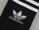 3PK CREW SOCK BLK