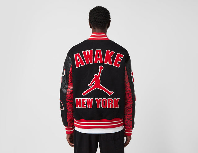 black Jordan x Awake NY Varsity Jacket - Main Image