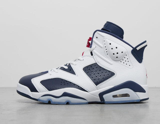 AJ 6 WHT/NVY/WHT