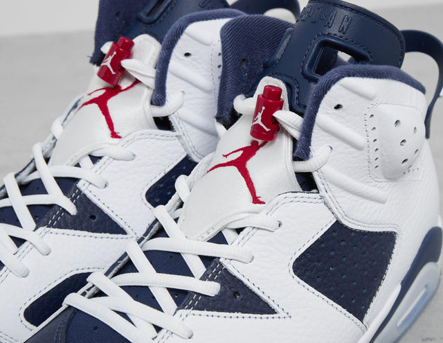 AJ 6 WHT/NVY/WHT