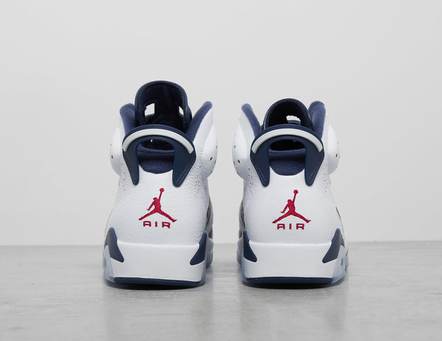 AJ 6 WHT/NVY/WHT