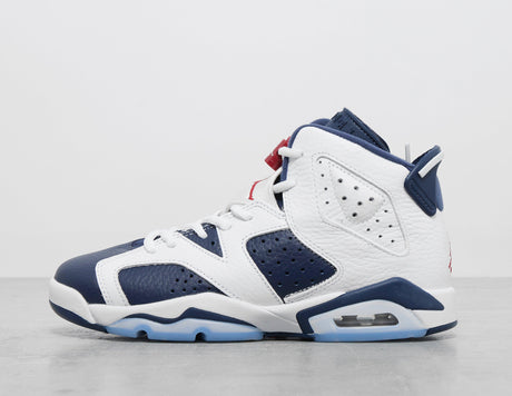 AJ 6 WHT/NVY/WHT
