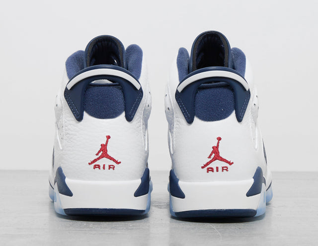 AJ 6 WHT/NVY/WHT
