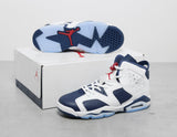 AJ 6 WHT/NVY/WHT