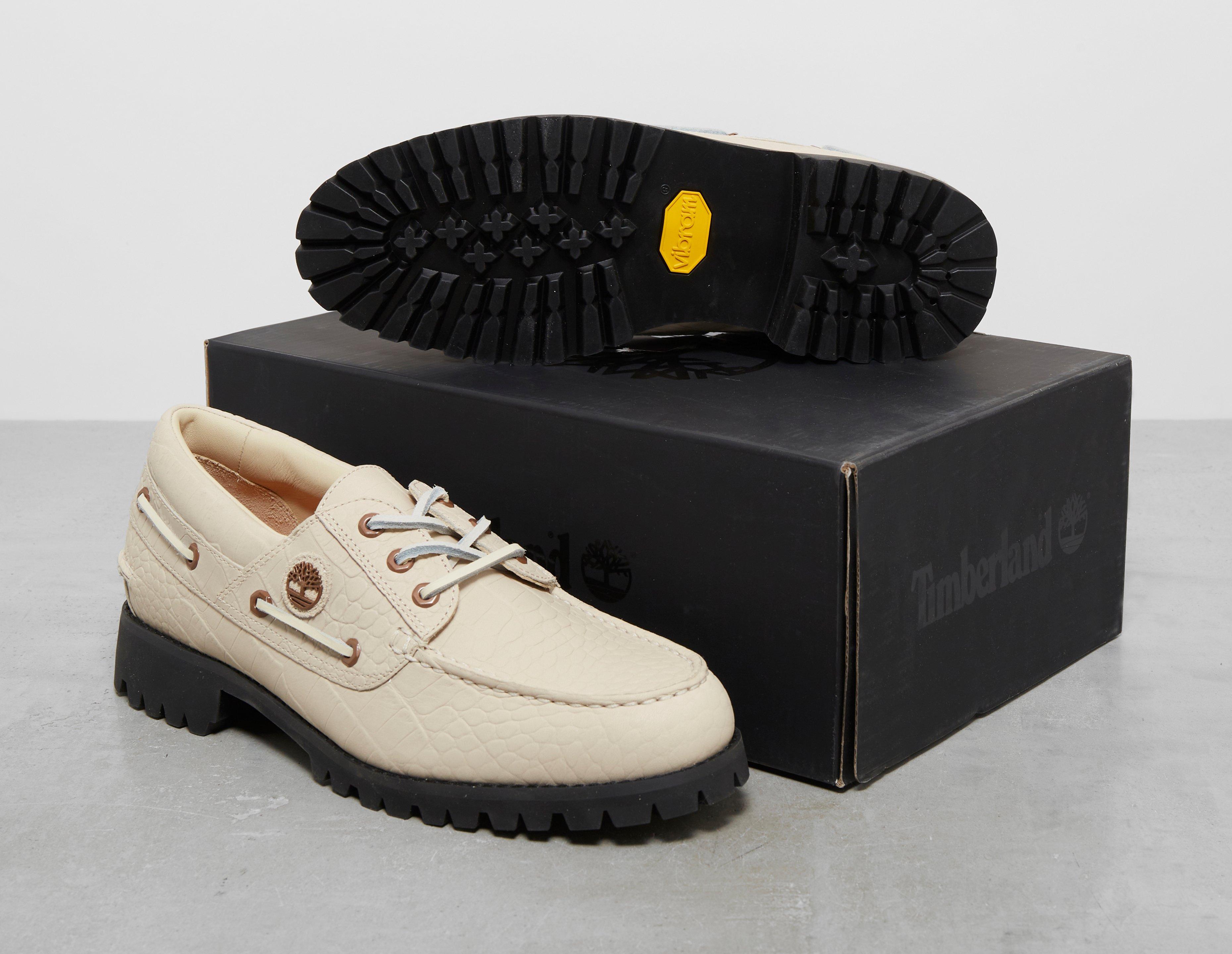 Ecru Tint Timberland 3 Eye Authentic Boat Shoe