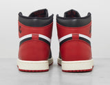 AJ 1 HI BLK/RED/WHT