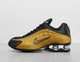 W SHOX R4 BLK/GLD/BLK