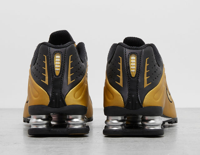W SHOX R4 BLK/GLD/BLK