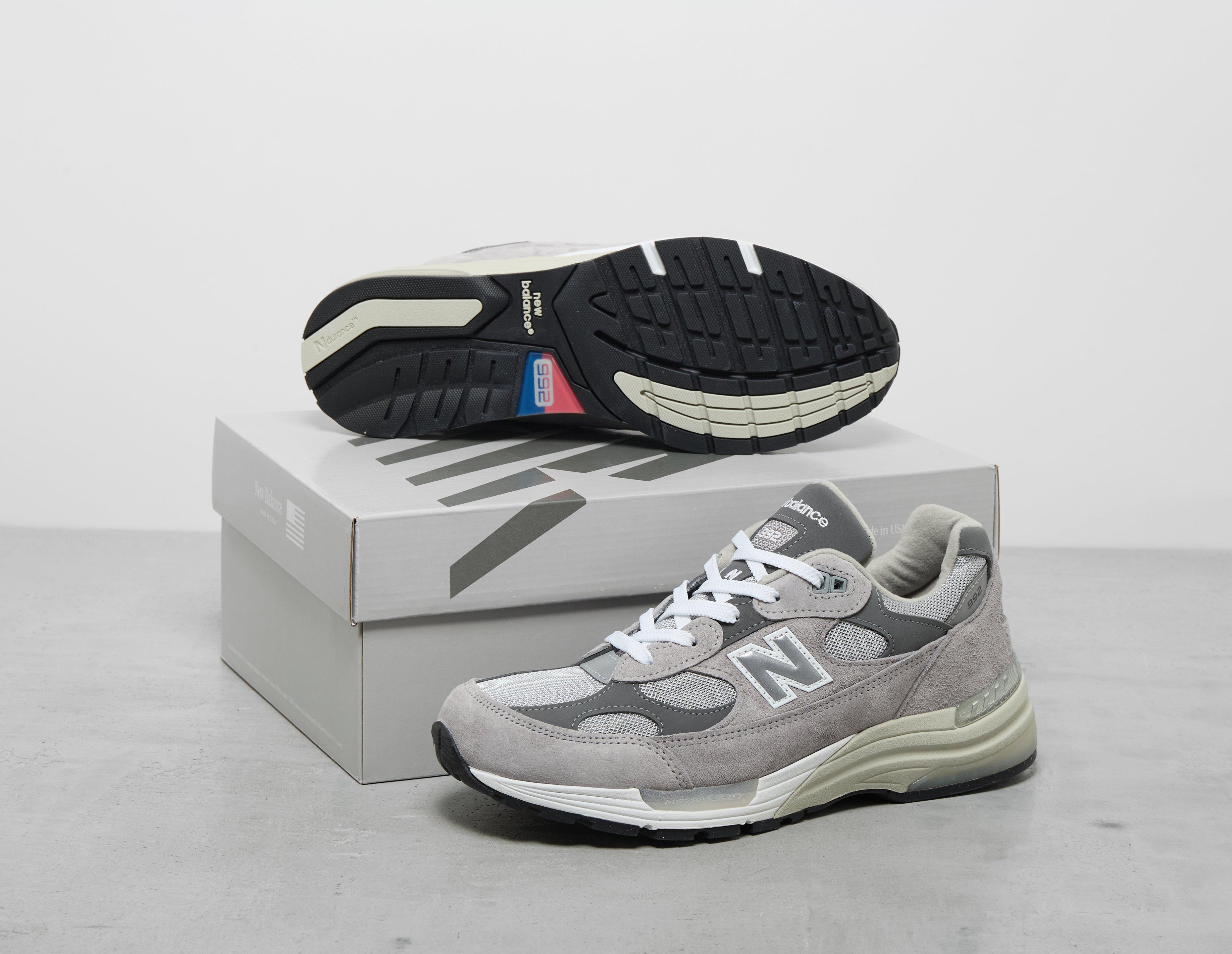 Grey New Balance 992 Made In USA Women's