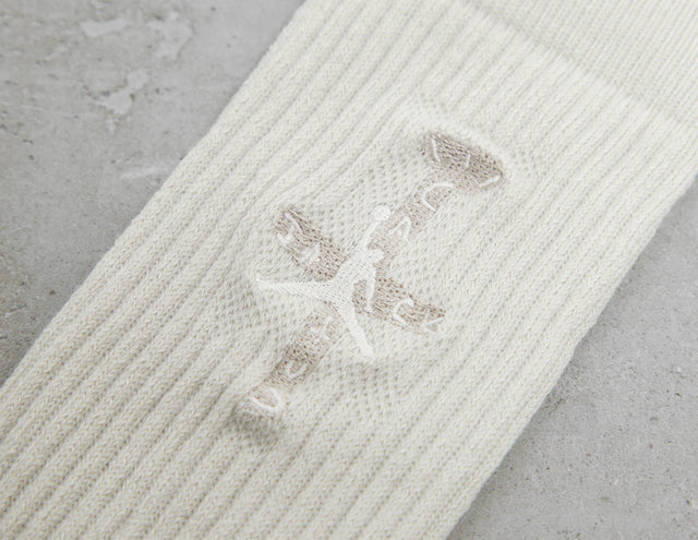 !QS TS 1 PK SOCK LT GRY