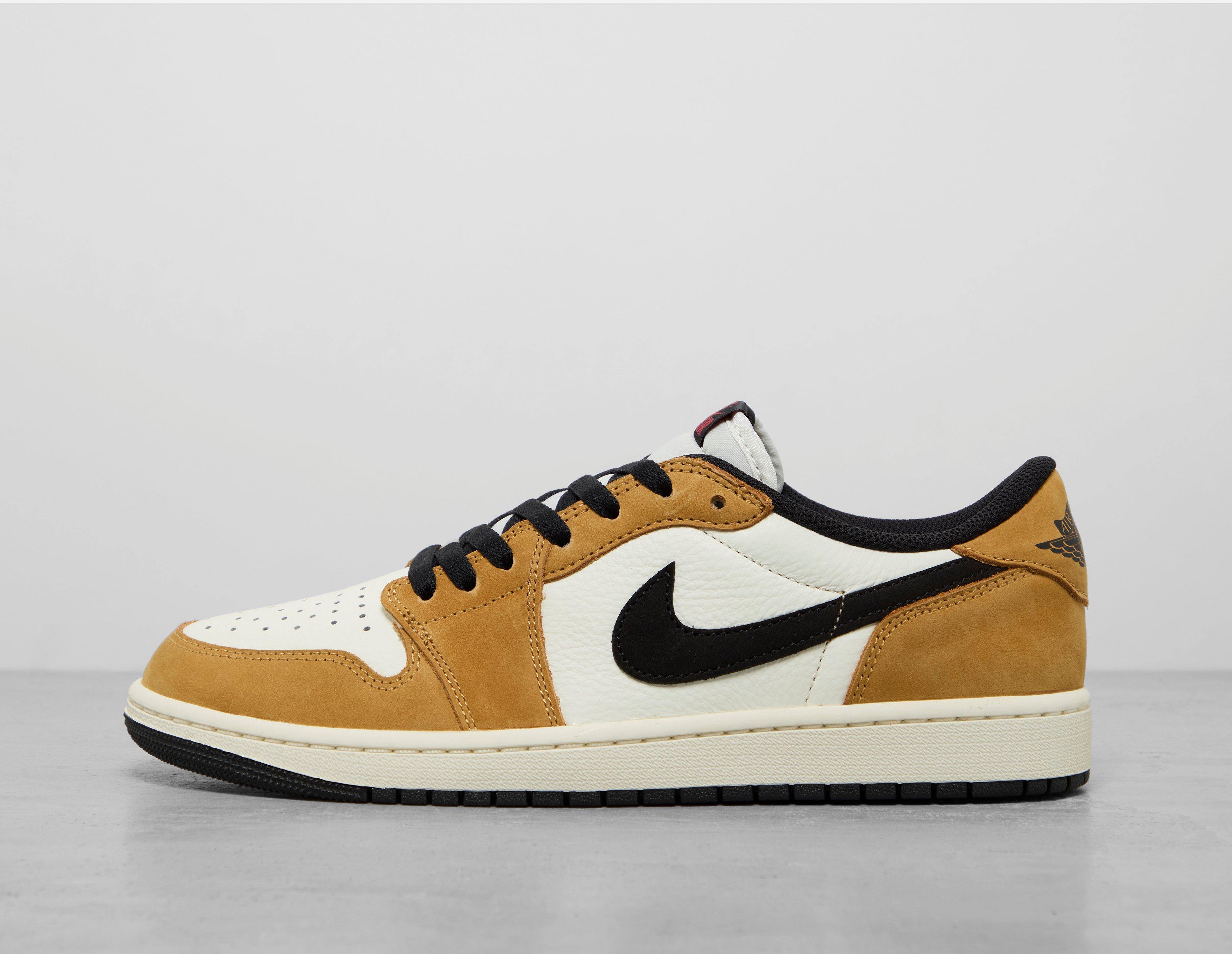 brown and black jordan ones