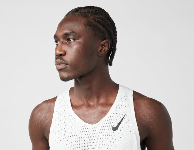 !NK AROSWFT SINGLET BLK