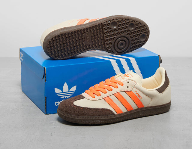 SAMBA WHT/BRN-RED