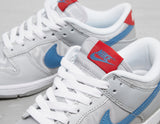 DUNK LO QS SIL/BLU/RED