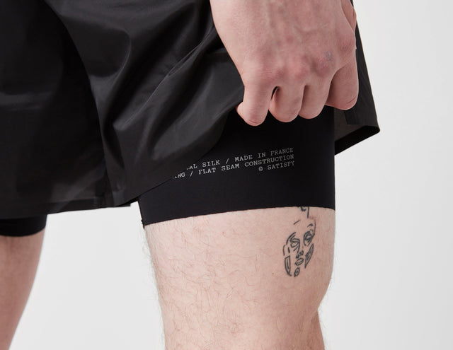 !TECHSILK 5" SHORT BLK