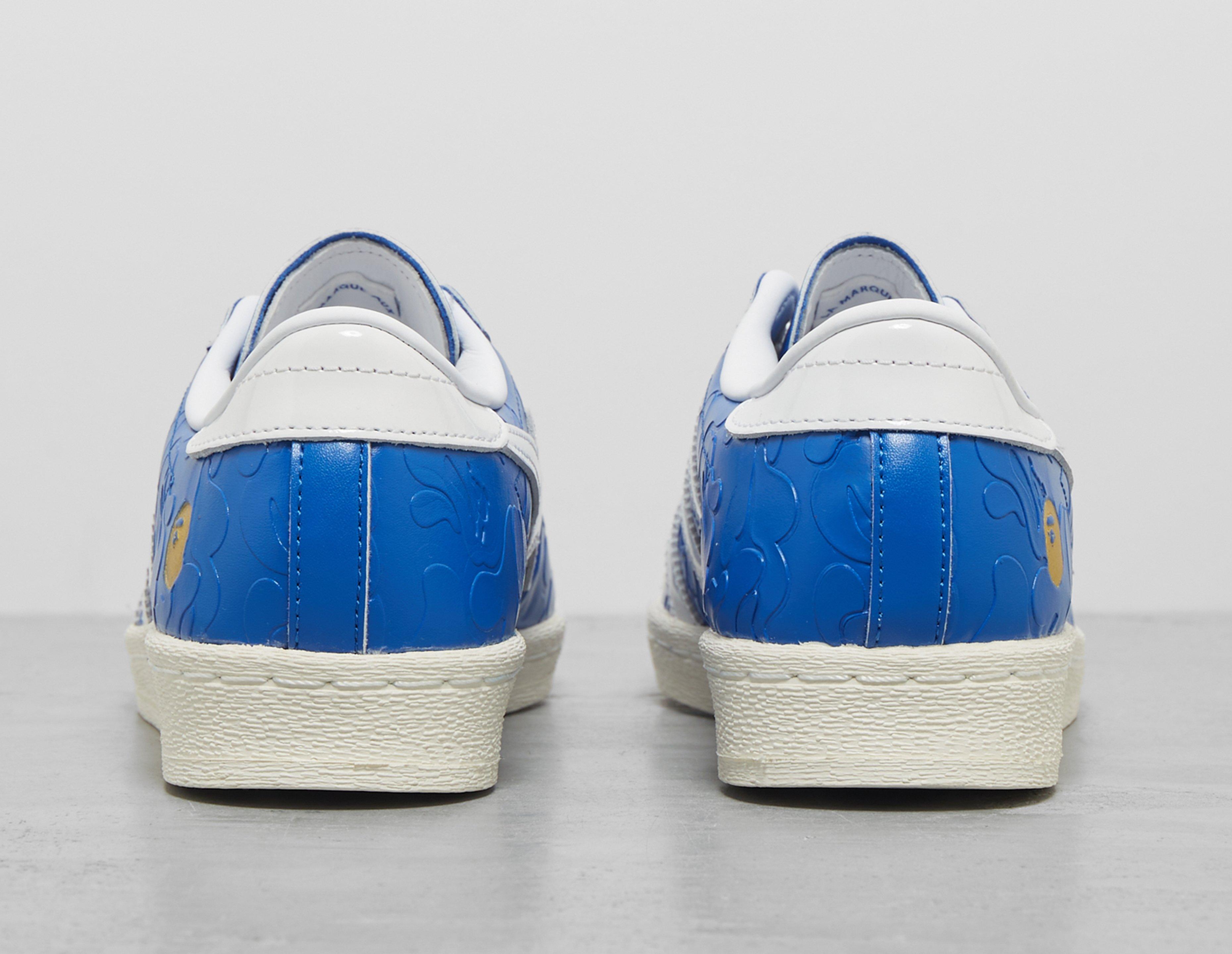 Blue adidas x BAPE Superstar Women's