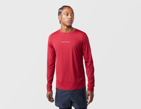 ULTR ALOE LS TEE CARDINAL