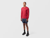 ULTR ALOE LS TEE CARDINAL