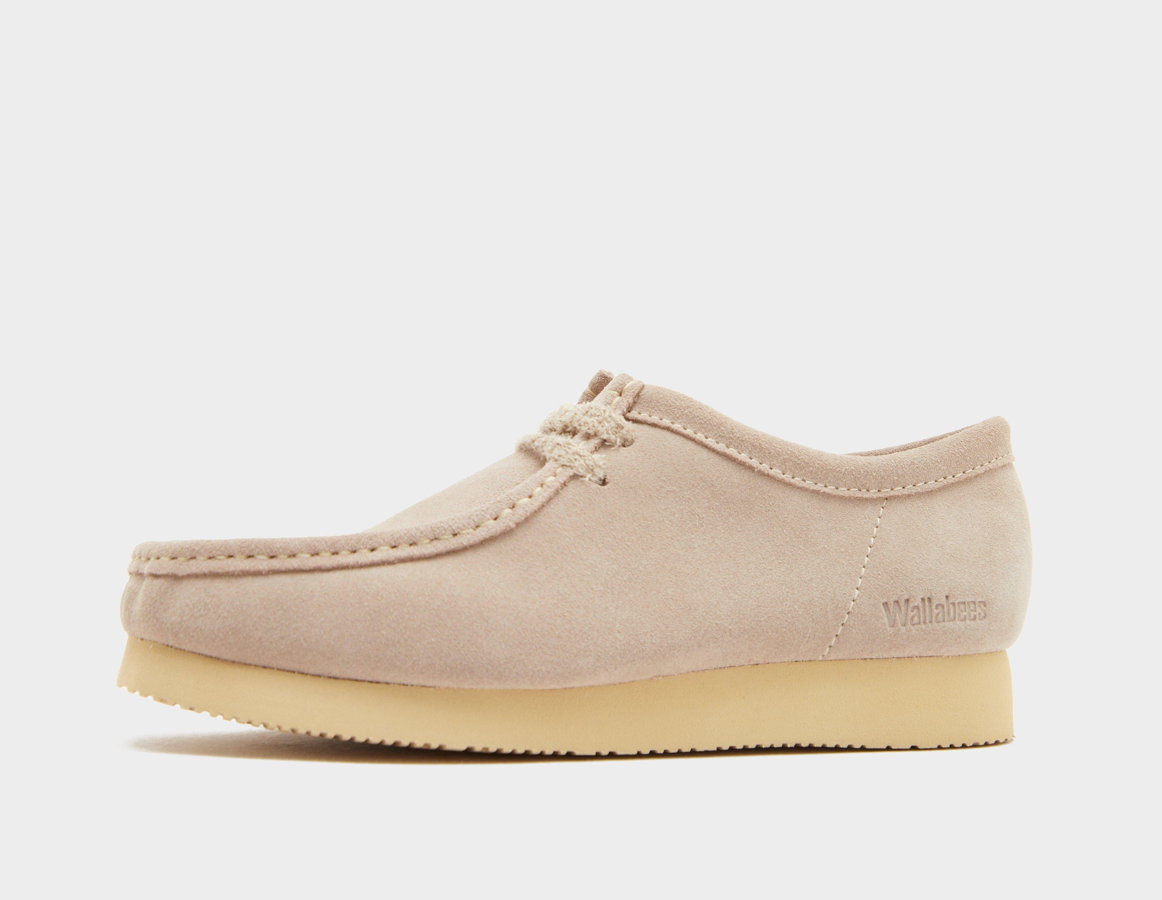 Beige Clarks Originals Wallabee 2604