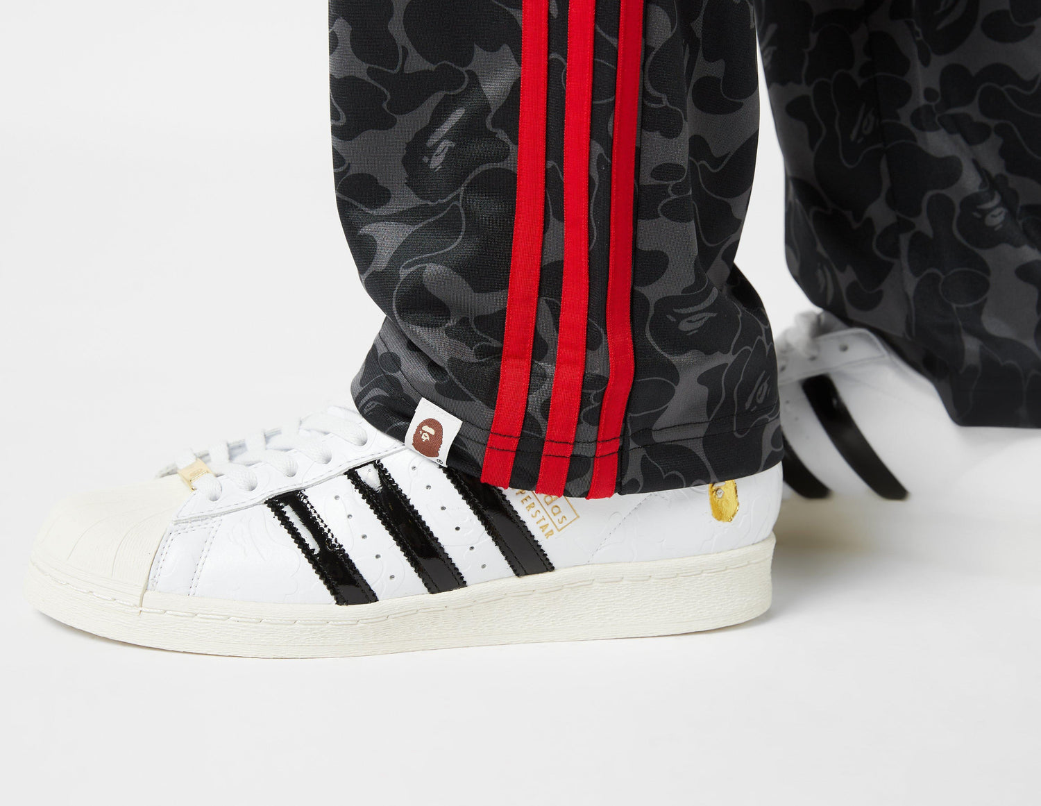 Track Pants Bape X Adidas Red BAPE X ADIDAS FIREBIRD TRACK PANTS