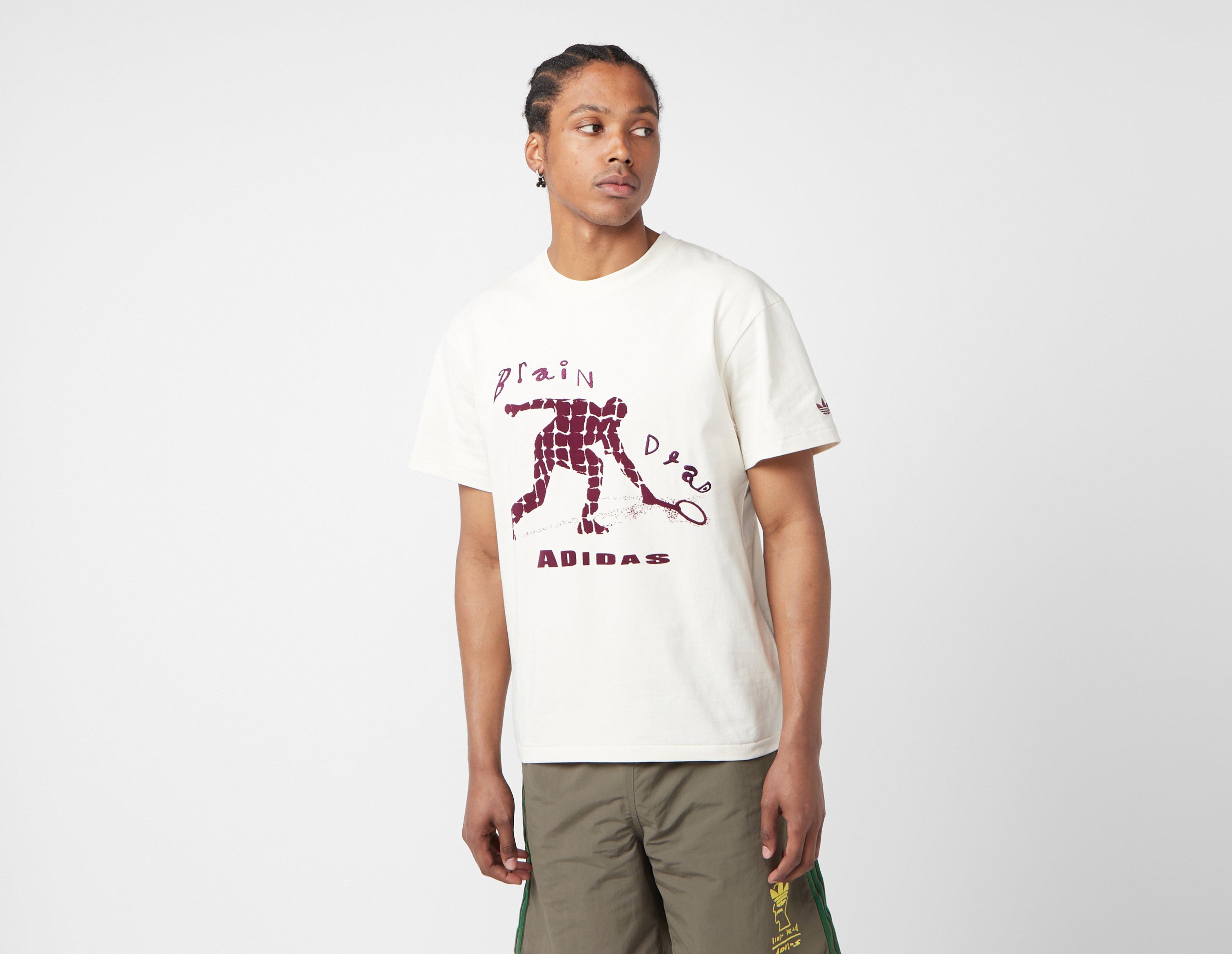 White adidas Originals x Brain Dead T-Shirt | Footpatrol