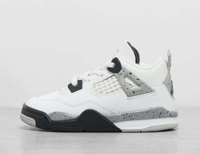 AJ4 RETRO S'WHT/F'RED/GRY