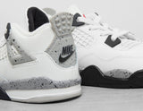 AJ4 RETRO S'WHT/F'RED/GRY