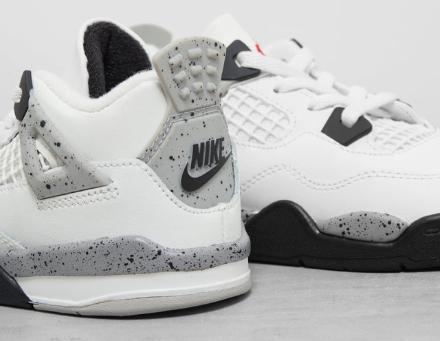 AJ4 RETRO S'WHT/F'RED/GRY