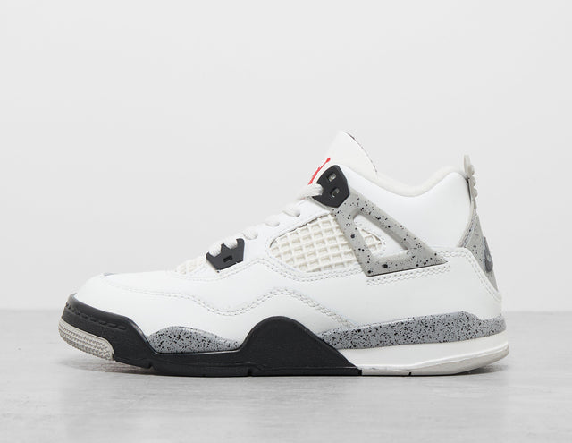 AJ4 RETRO S'WHT/F'RED/GRY