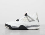 AJ4 RETRO S'WHT/F'RED/GRY