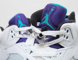 AJ 5 WHT/PURP/GRN