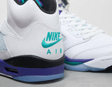 AJ 5 WHT/PURP/GRN