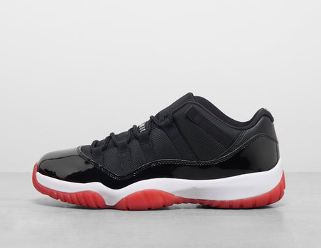 AJ 11 LOW BLK/RED/WHT
