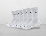 JDN 6PK SOCK WHT