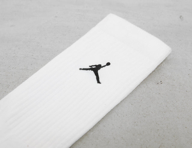 JDN 6PK SOCK WHT