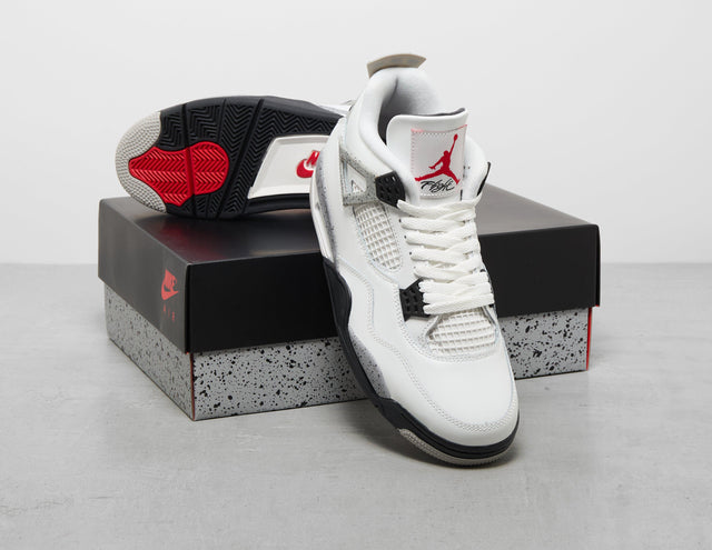 AJ4 RETRO OG WHT/RED/GRY