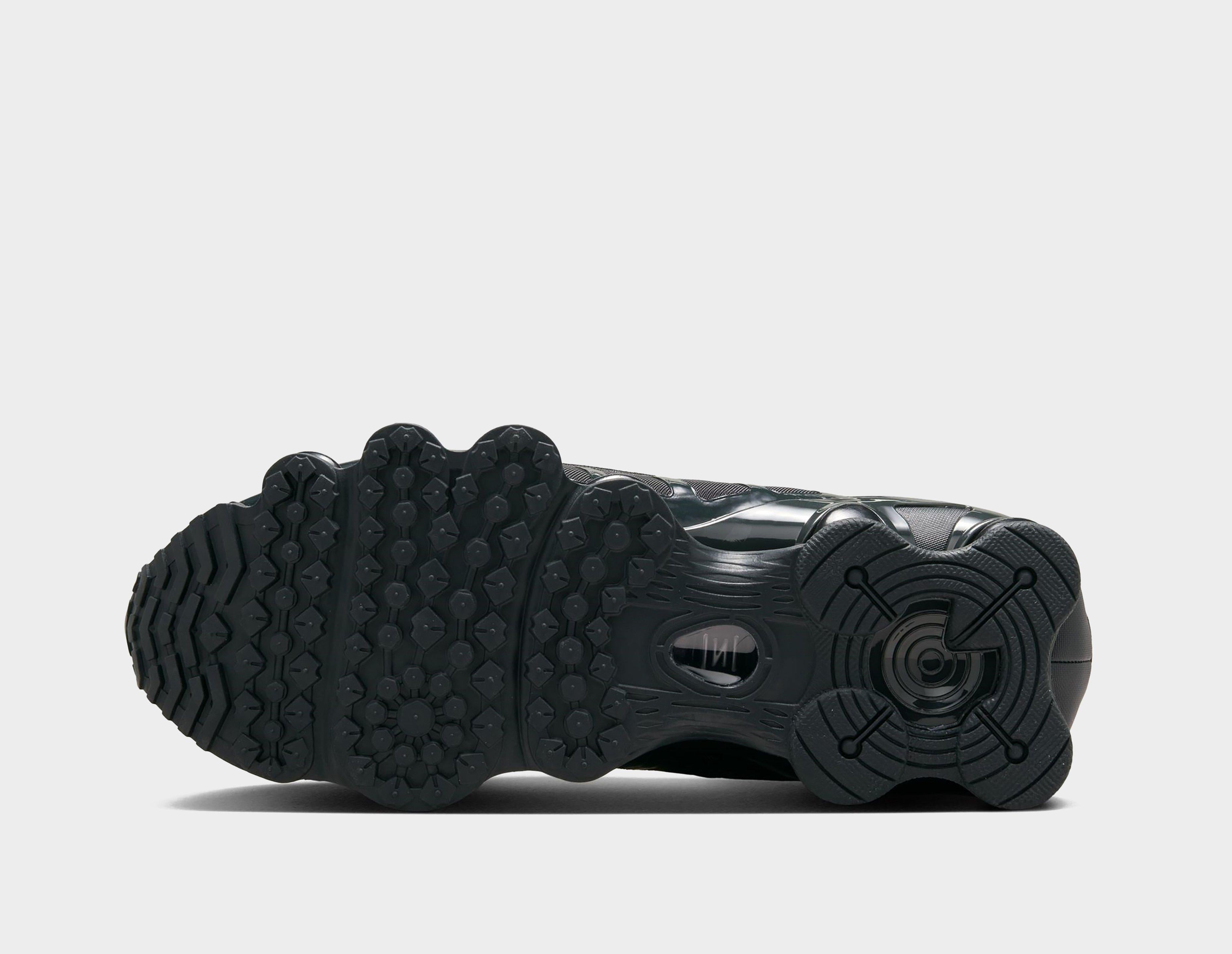 Nike Shox TLブラック NIKE W SHOX TL BLACK/BLACK-MTLC HEMATITE-MAX ORANGE（ナイキ