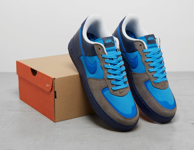 #AF1 STA QS GRY/BLU/GRY