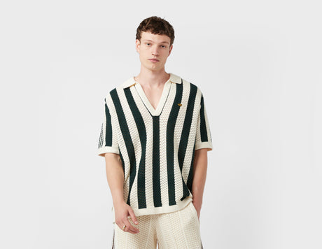 !CLOT STRIP POLO ECRU